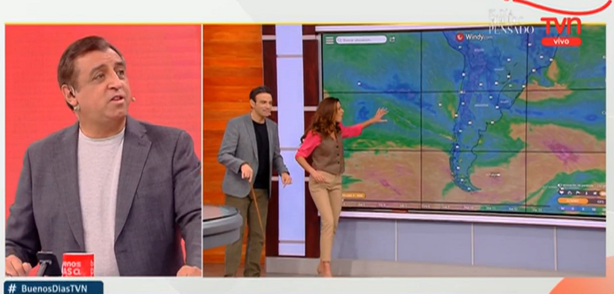 Iván Torres sorprendió animando el matinal Buenos días a todos