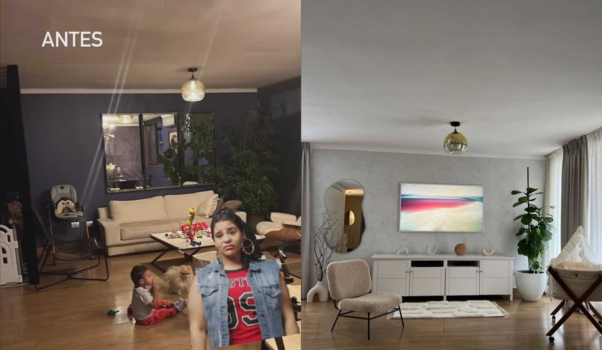 Antes y después departamento Lisandra Silva