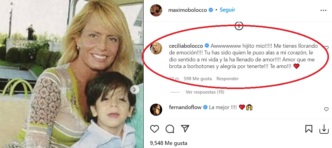 Cecilia Bolocco mensaje Máximo