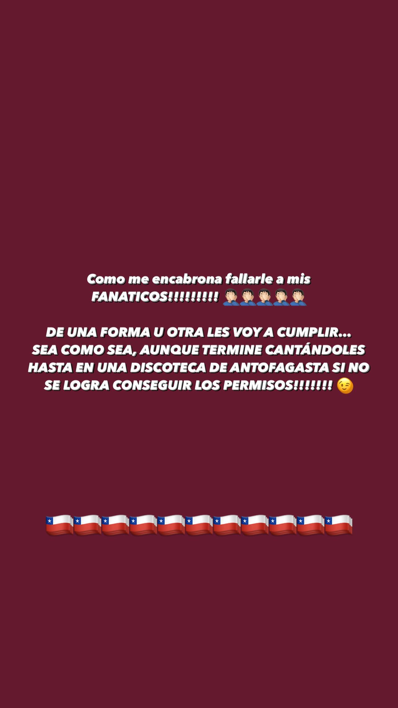 Anuel AA pidió perdón a fans de Antofagasta tras suspensión de show: "Me encabrona fallarles"