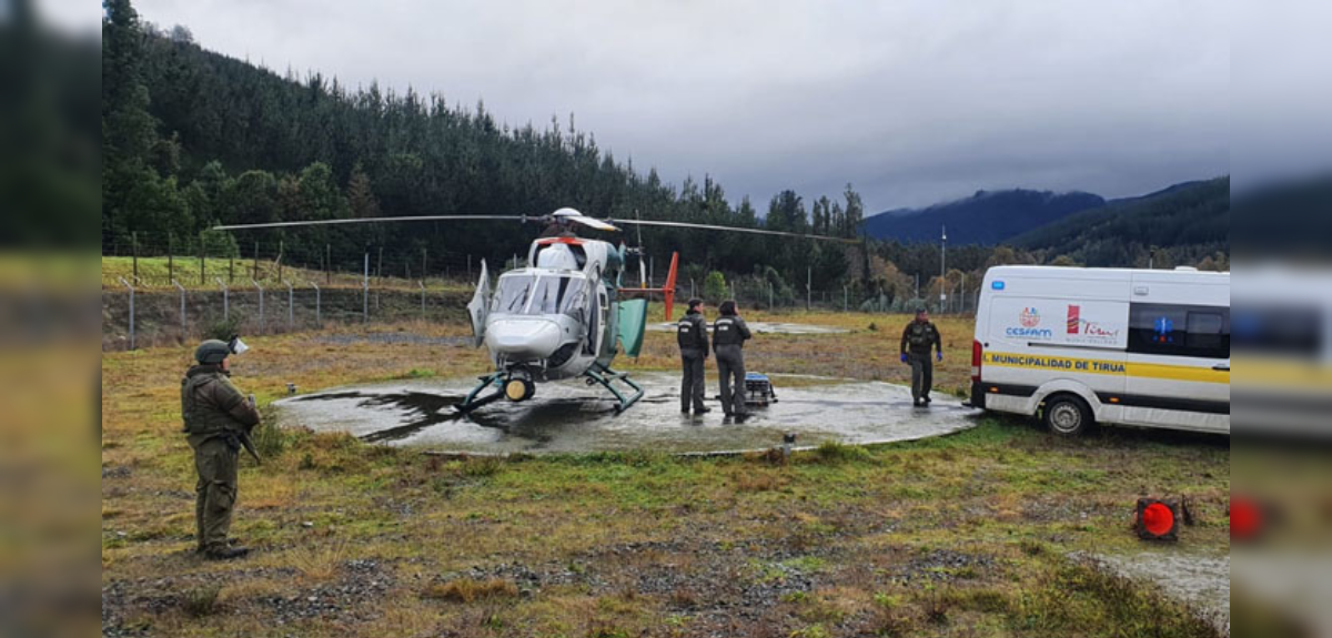 Confirman fallecimiento de trabajador forestal que recibió disparo en la cabeza en Lumaco