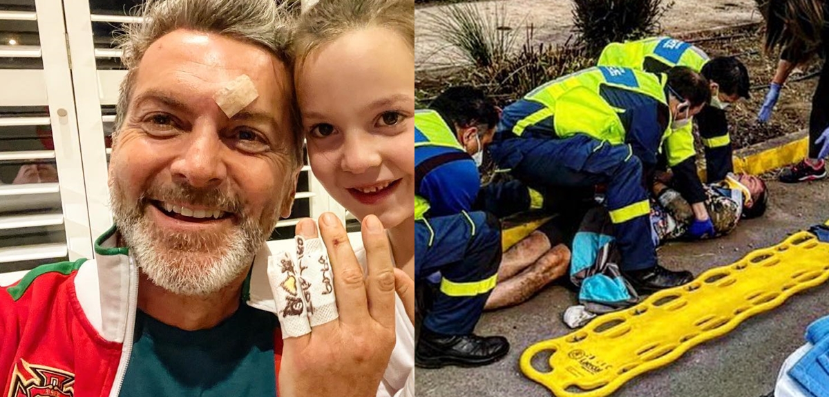 Cristián Sánchez mostró evolución de sus lesiones tras accidente en bicicleta: publicó video