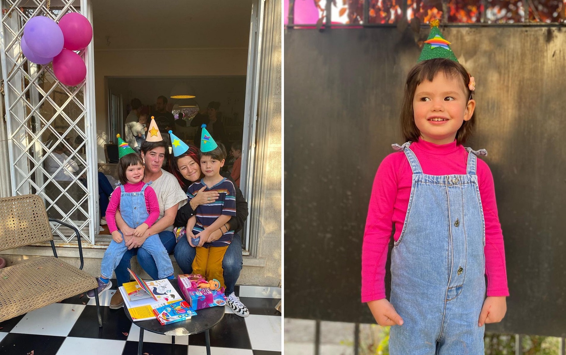 cumpleaños Mía hija China Bazán