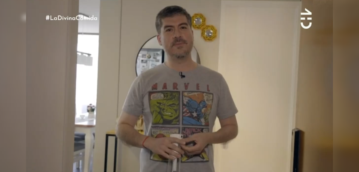 Eduardo Sáez mostró su casa y presentó a su pareja en 'La Divina Comida': 