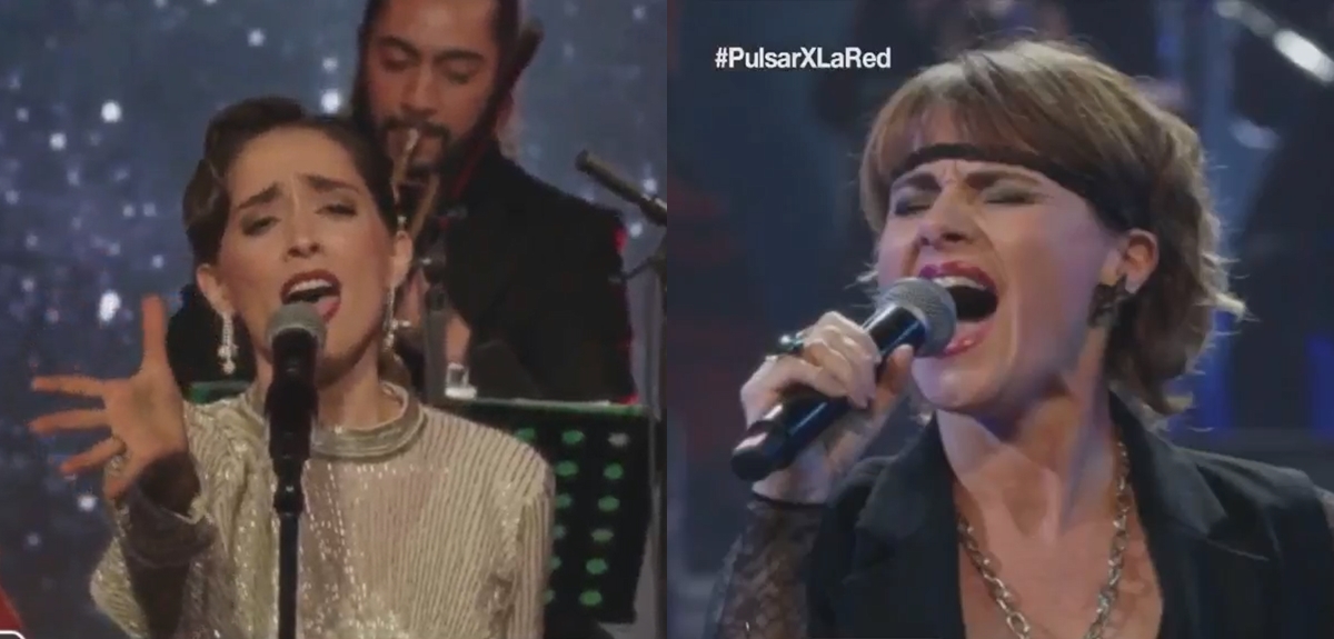 Fran Walker y Amaya Forch se lucieron cantando en premios Pulsar: homenajearon a fallecidos artistas