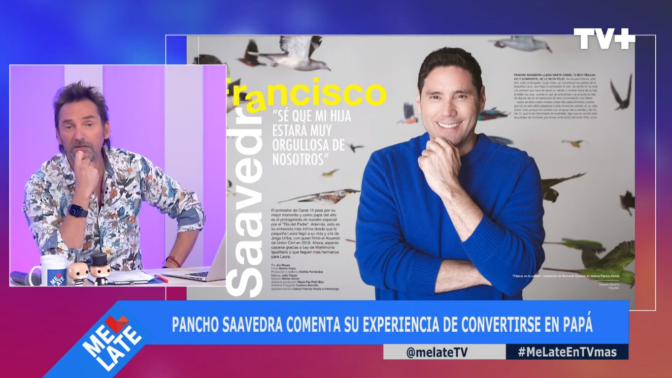 Pancho Saavedra postnatal padres