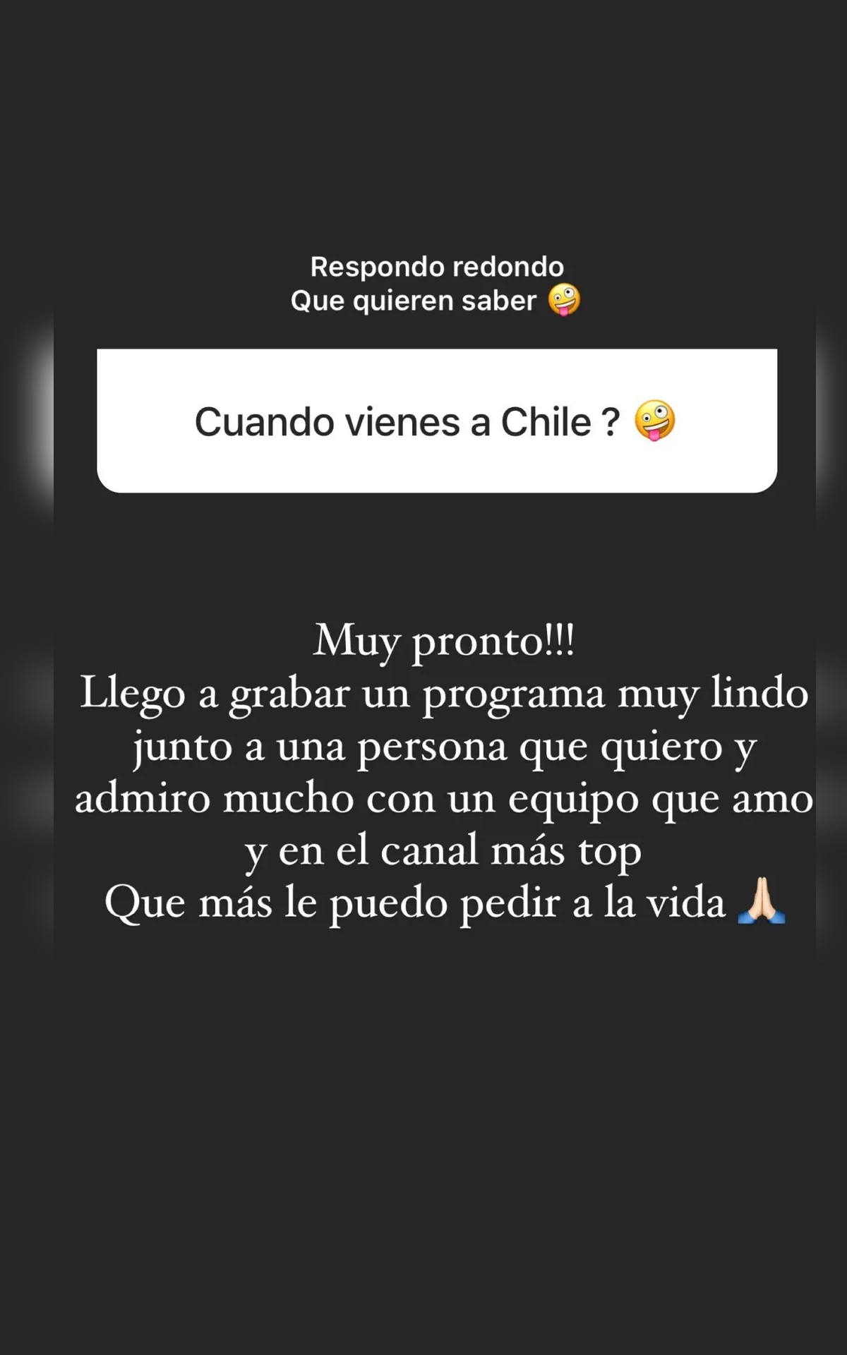 Gianella Marengo habló de nuevos proyectos