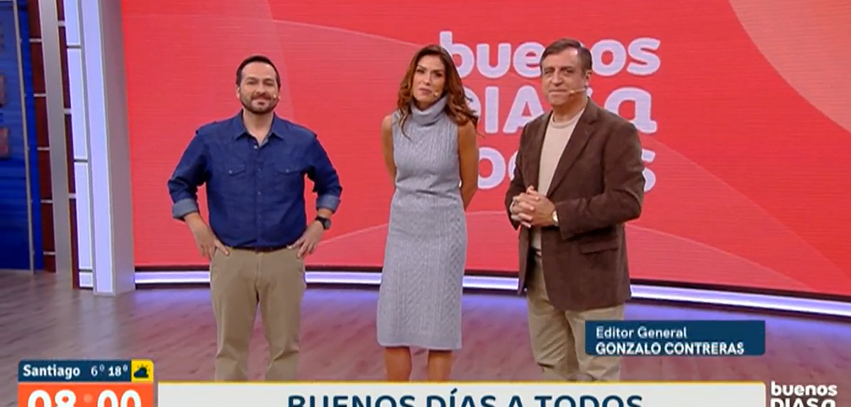 Gonzalo Ramírez recibió mensaje de Carola Escobar por su ausencia en el Buenos días a todos
