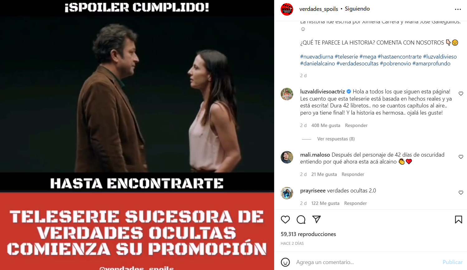 Luz Valdivieso aseguró que 'Hasta Encontrarte' ya tiene final: "La historia es hermosa"