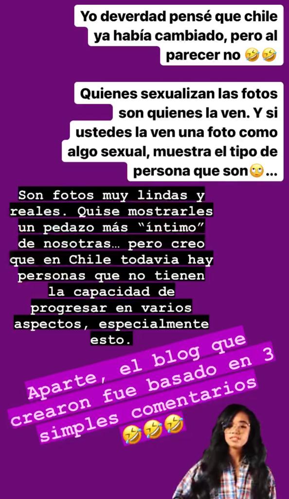 Hija de Flaviana Seeling alzó la voz ante criticas por posar en lencería con su madre: