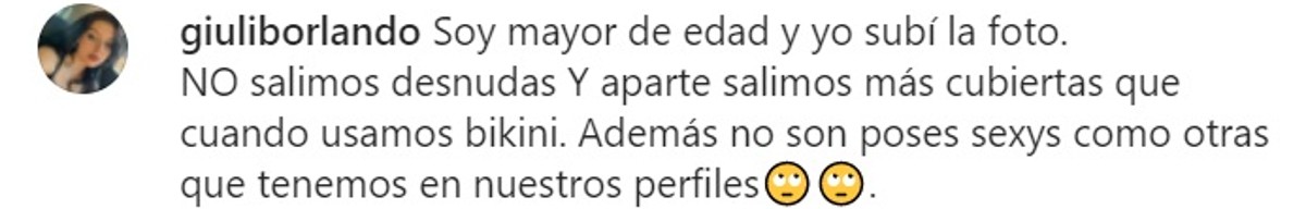 Hija de Flaviana Seeling alzó la voz ante criticas por posar en lencería con su madre