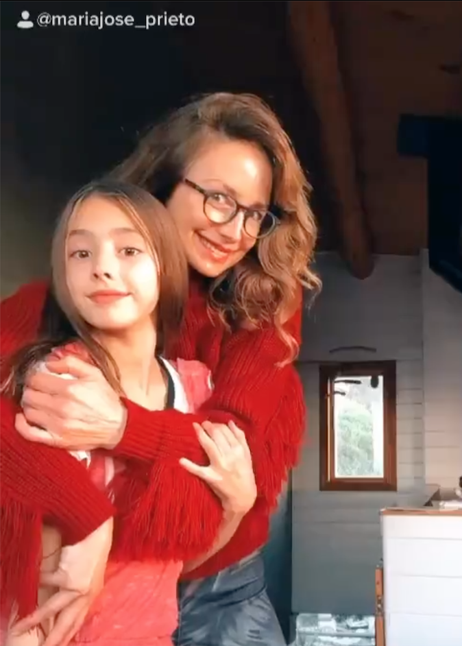 Julieta, hija de María José Prieto