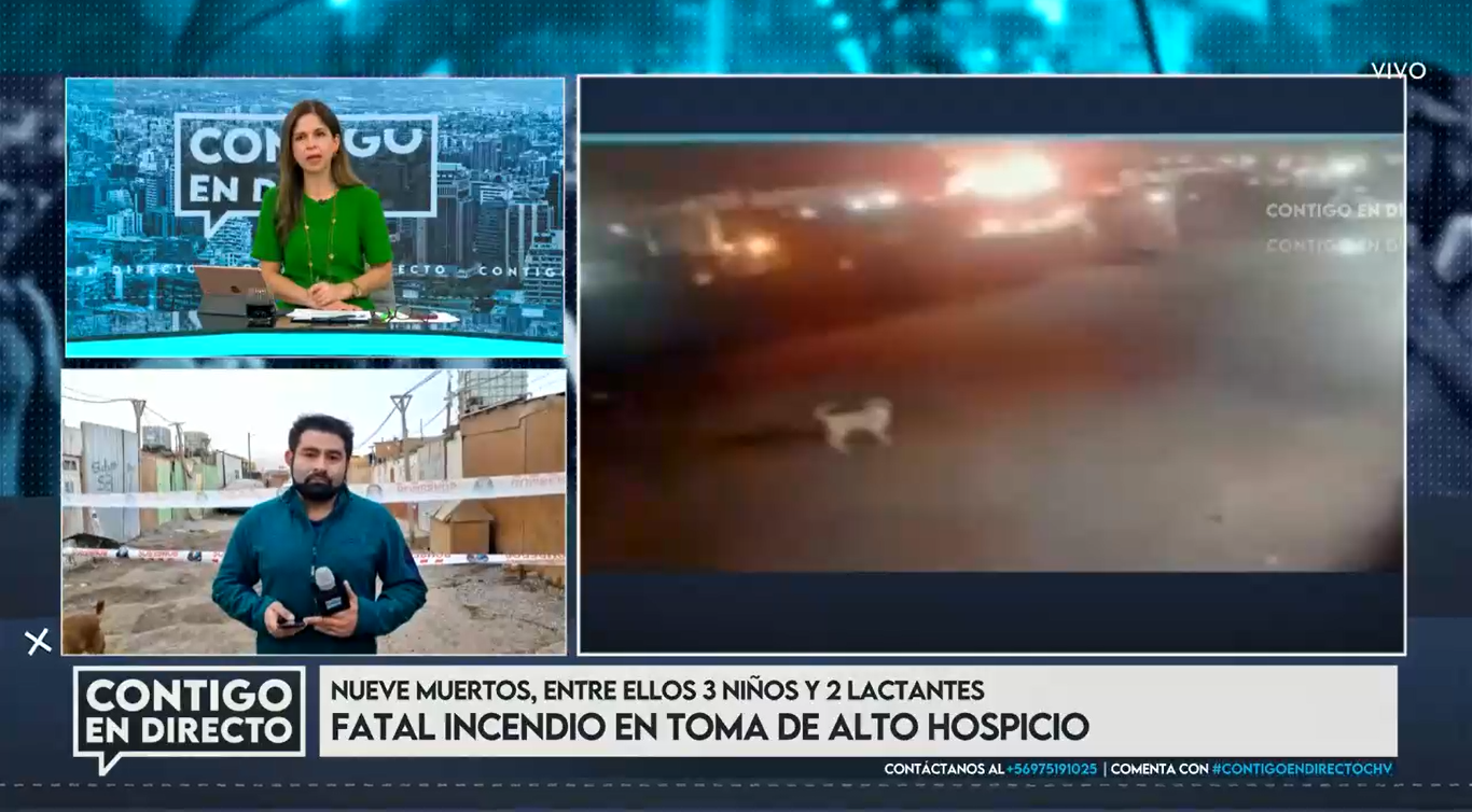 3 niños y 2 lactantes mueren incendio en campamento de Alto Hospicio: víctimas fatales ascienden a 9