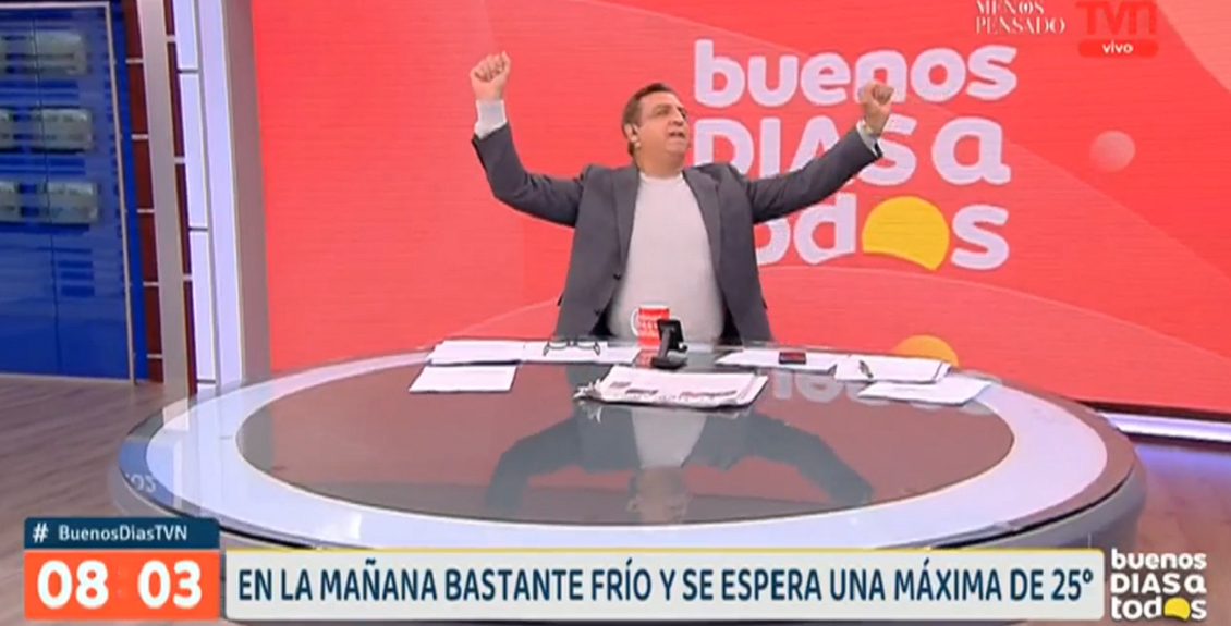 Iván Torres sorprendió animando el matinal Buenos días a todos