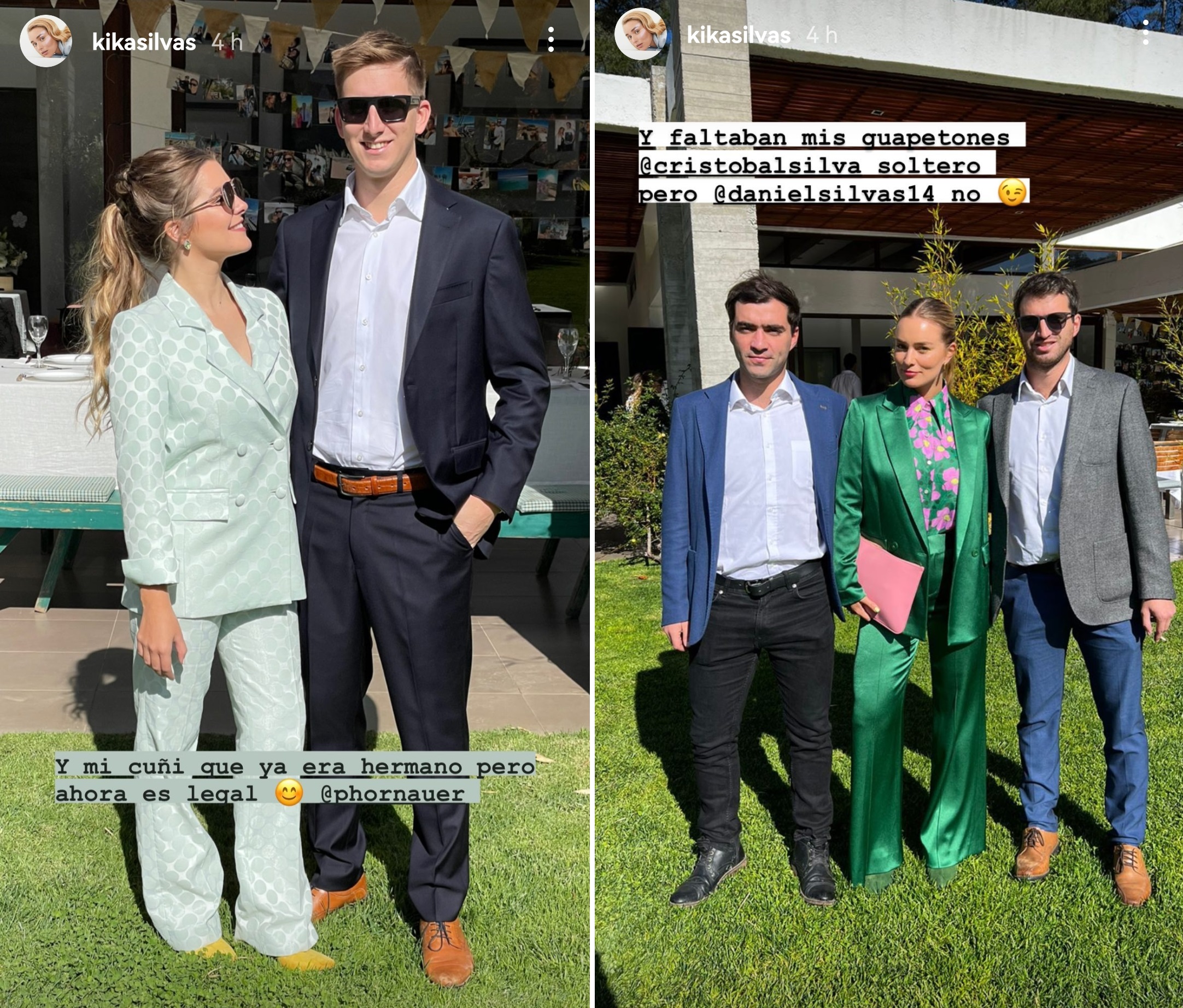 Kika Silva matrimonio hermana menor