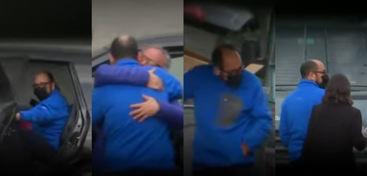 Así fue la llegada de Nicolás López a Santiago 1 para cumplir su prisión preventiva