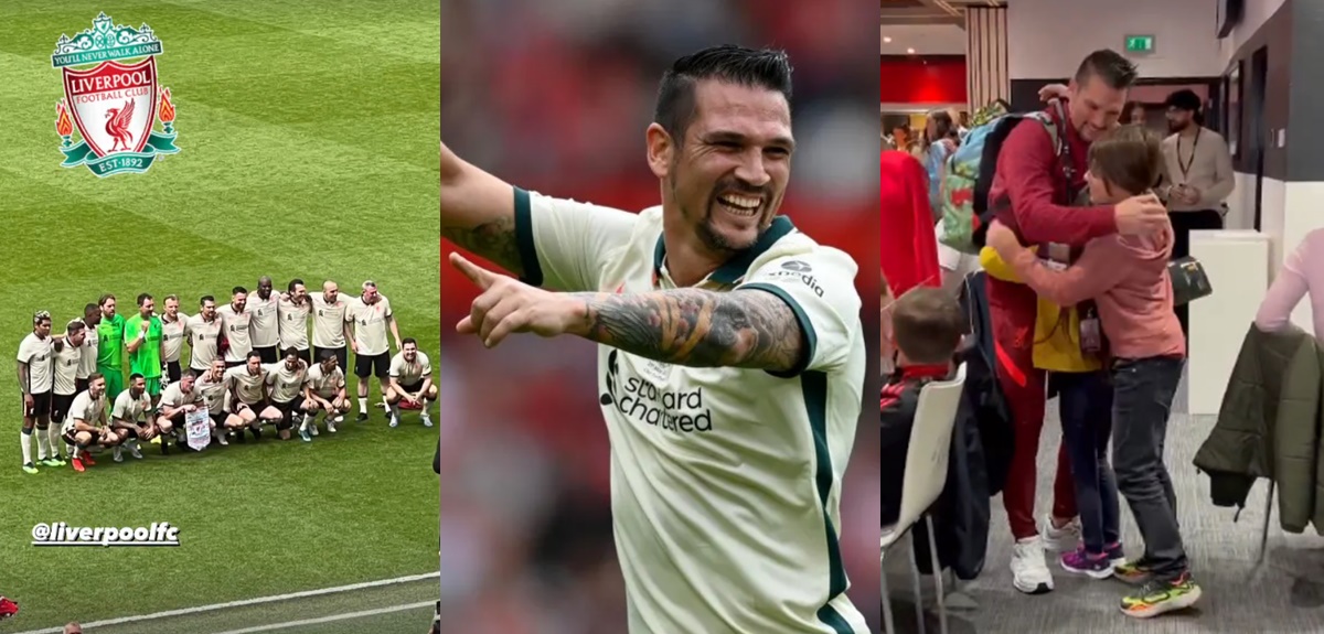 Mark González fue figura en duelo de leyendas de Liverpool: Maura Rivera compartió íntimos registros