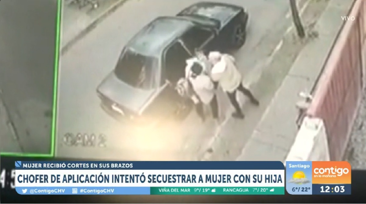 Secuestro chofer aplicación