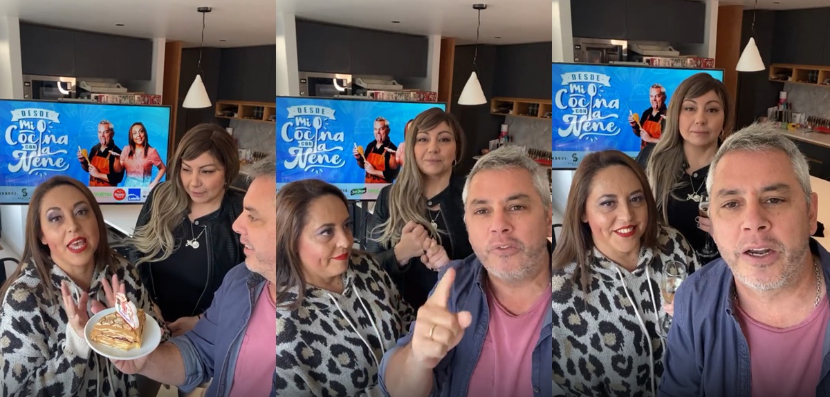 Viñuela sorprendió a su asesora de hogar, la 'Nené', por su cumpleaños: 