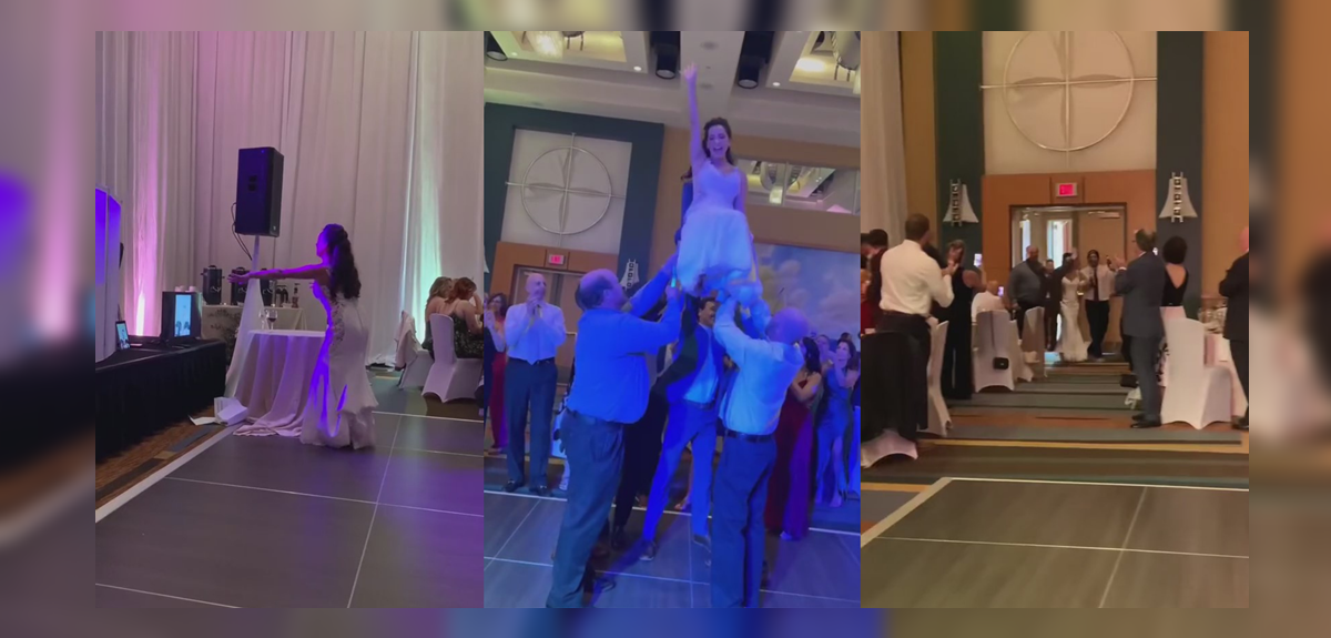 Viralizan particular reacción de novia luego que su pareja no asistiera a la fiesta de matrimonio