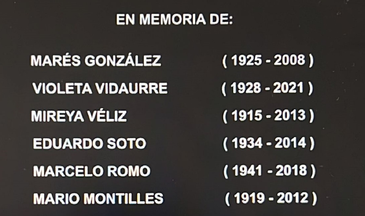 Homenaje de Pampa Ilusión a actores y actrices fallecidos de la teleserie