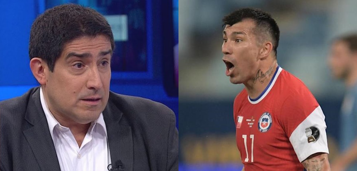 La parada de carros de Gary Medel a Patricio Navia: 