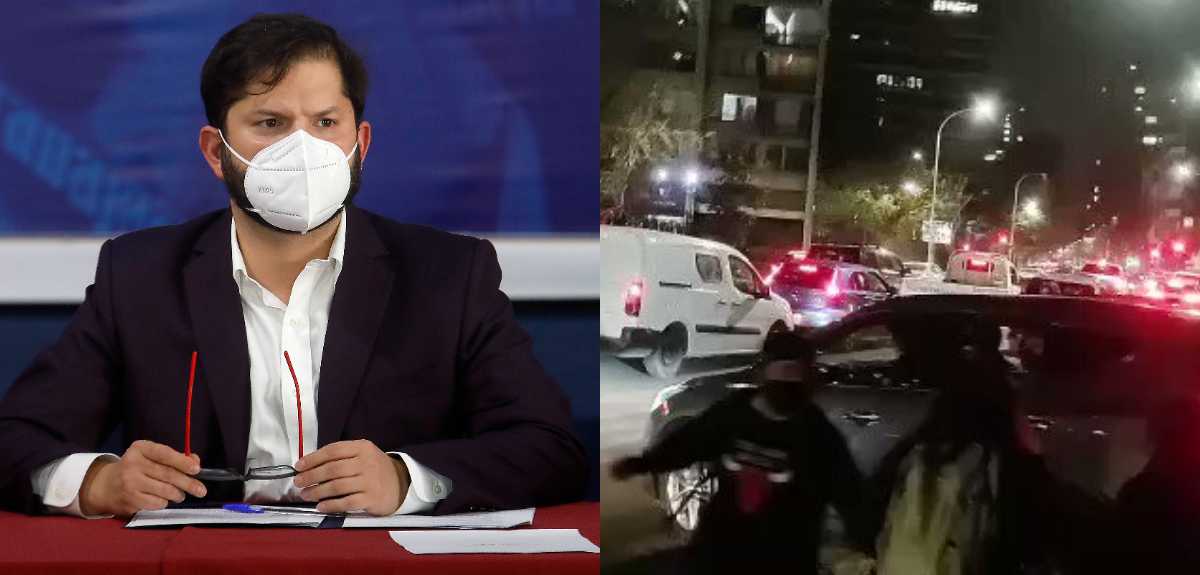 Presidente Boric visitó a periodista herida en Meiggs: fue insultado a las afueras de la exPosta