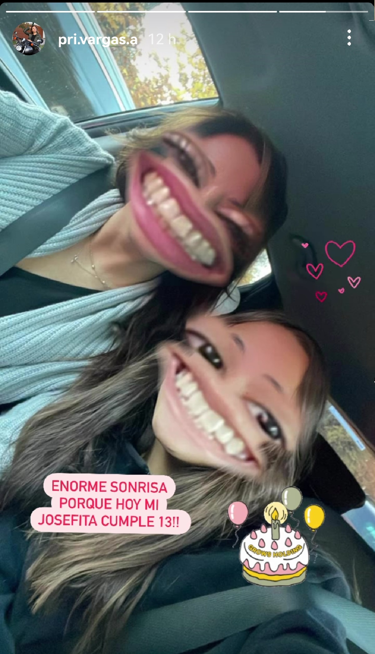 Priscilla Vargas cumpleaños hija menor