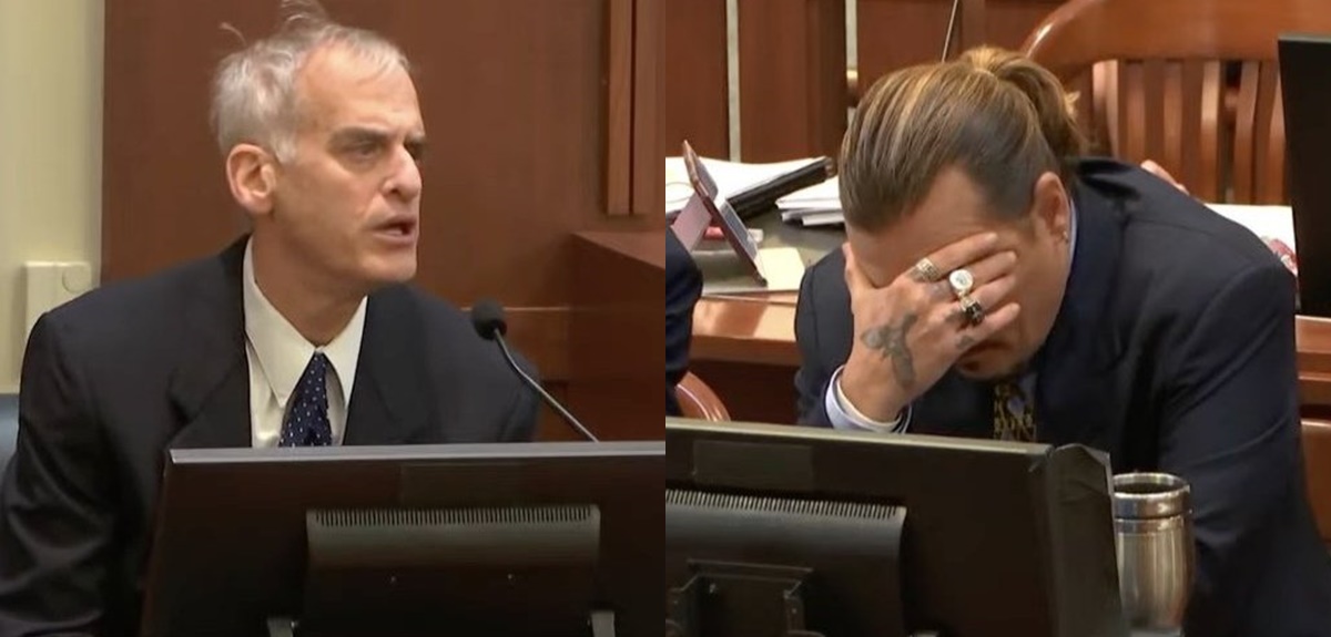 Psiquiatra testigo de Amber Heard descolocó a Johnny Depp con insólita broma y gestos