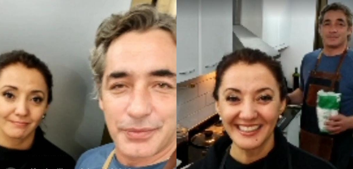 El comentario que se repitió en improvisado live de cocina de José Luis Repenning y Priscilla Vargas