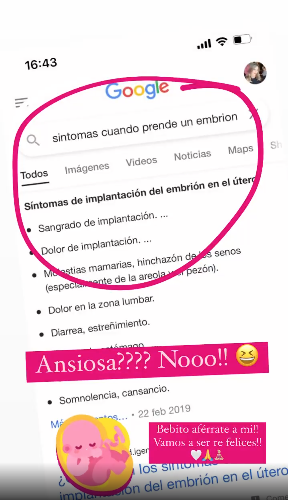 Historia de Rocío Marengo por tratamiento para ser madre soltera