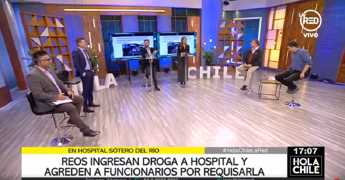 Hola Chile percibió en vivo temblor de 5.3: Claudio Rojas se asustó y colegas lo tranquilizaron