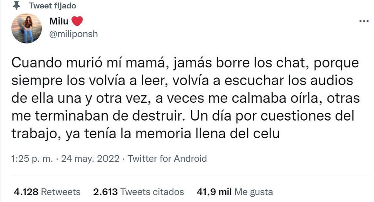 joven madre fallecida twitter