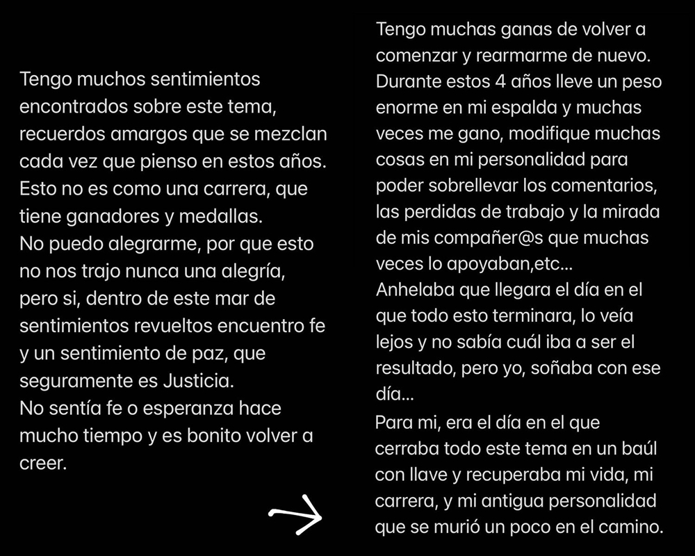 Tutú Vidaurre hizo dura crítica tras sentencia de Nicolás López: apuntó a quienes no le creyeron