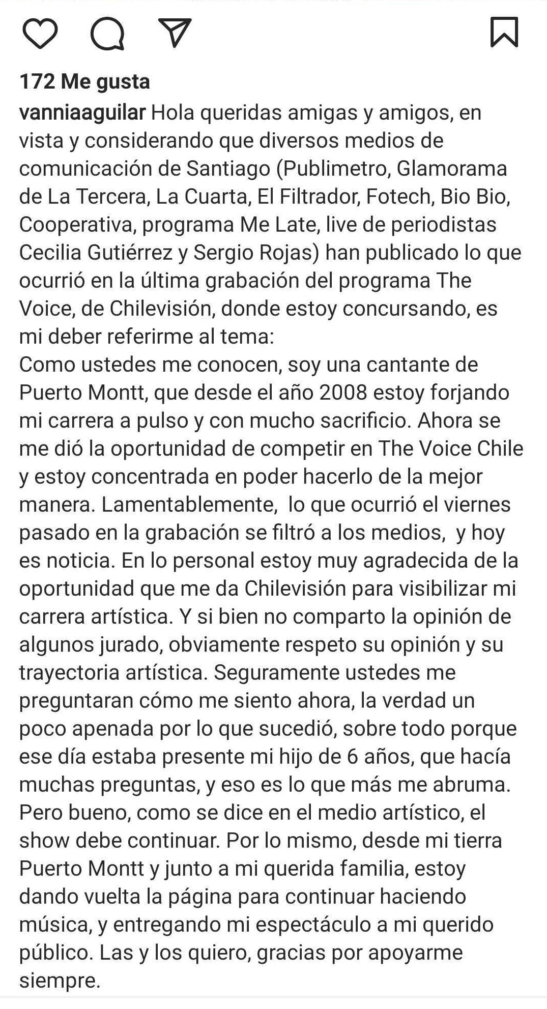 Vannia Aguilar The Voice