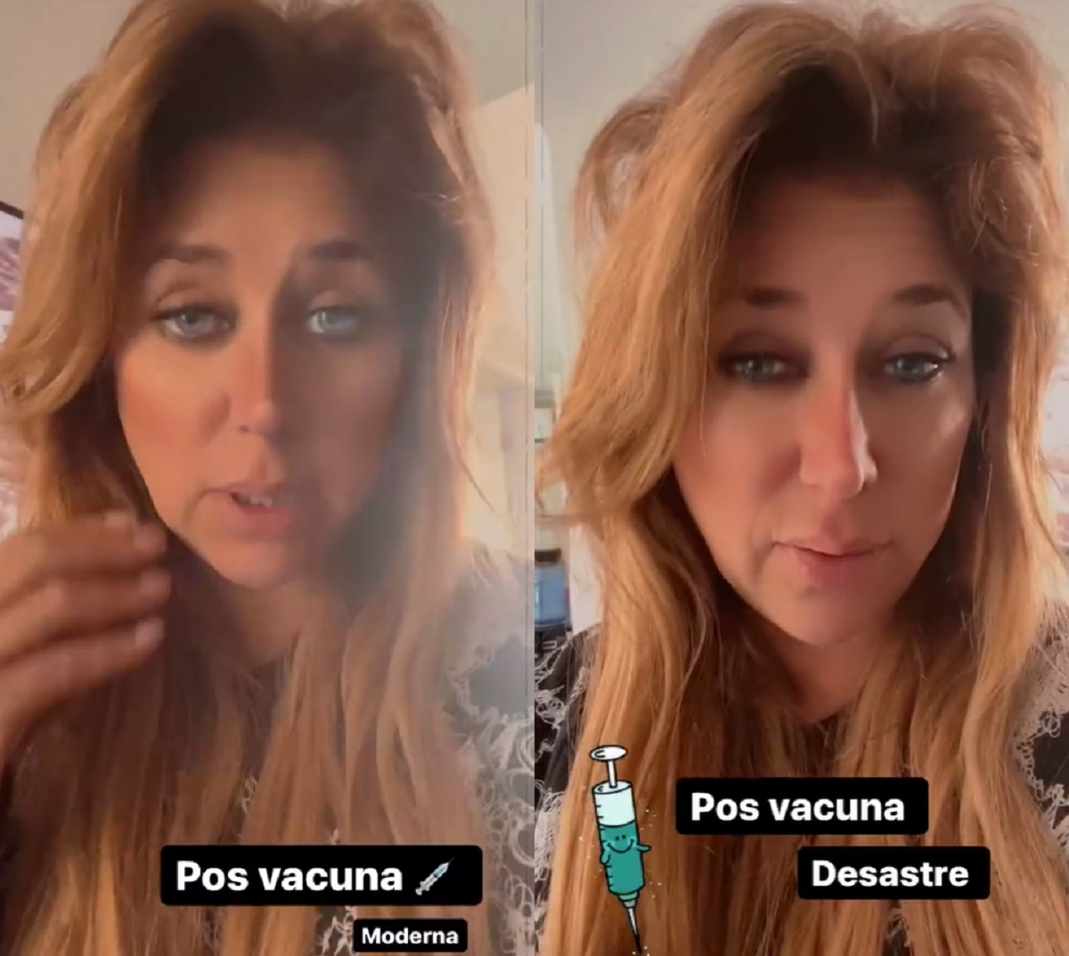 Flaviana Seeling habló de su estado de salud tras vacunación