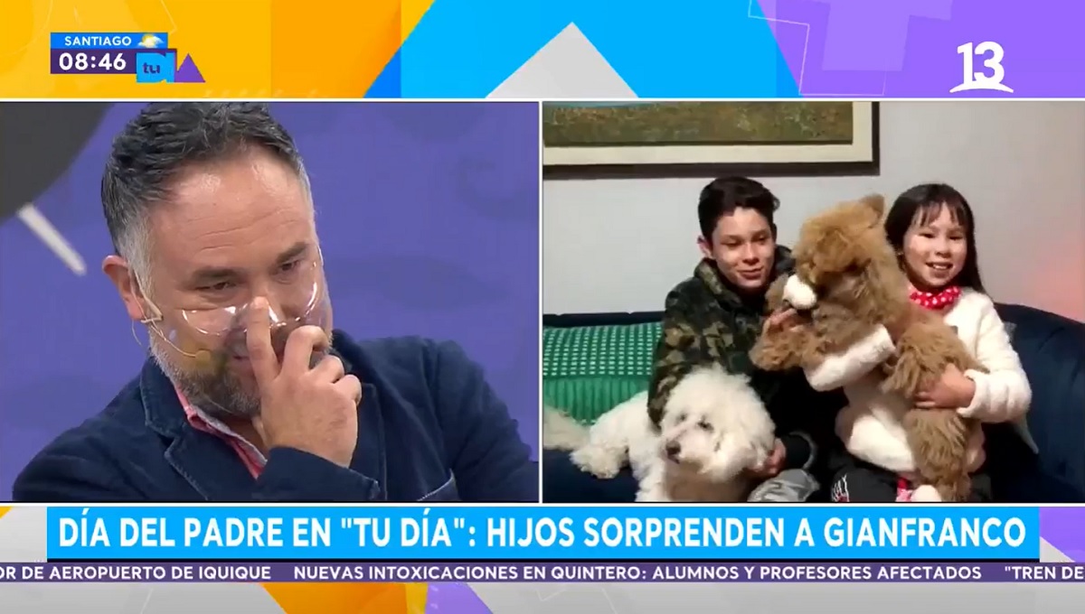 Gianfranco Marcone recibió saludo del día del padre