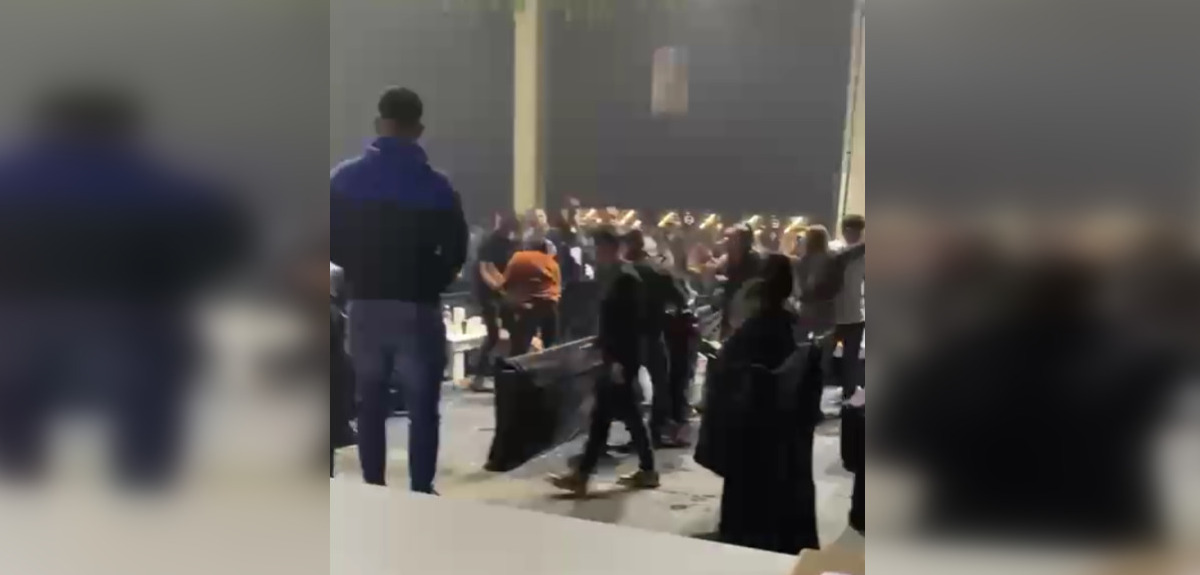 Fiesta en Espacio Riesco terminó en balacera que dejó cuatro heridos: video muestra momento del caos