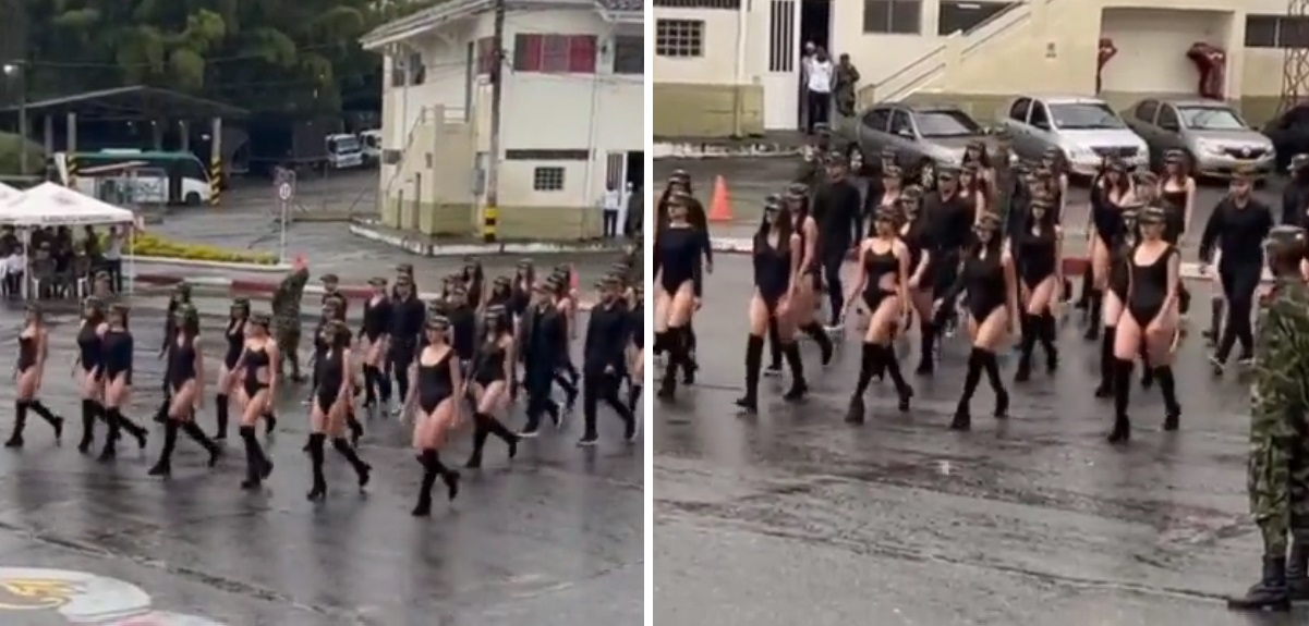 Batallón del Ejército causó escándalo en Colombia: marcharon mujeres utilizando body