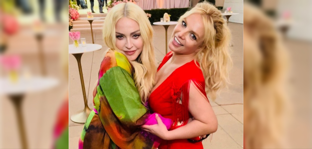 Britney Spears celebró su boda y recreó icónico beso que se dio con Madonna el 2003