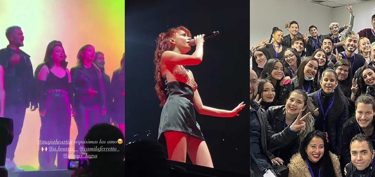Cami cumplió su palabra y se presentó en concierto con pupilos de The Voice: compartieron registros