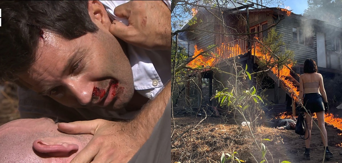 En medio del cerro: así se grabó la crucial escena de la muerte de Mateo en Verdades Ocultas