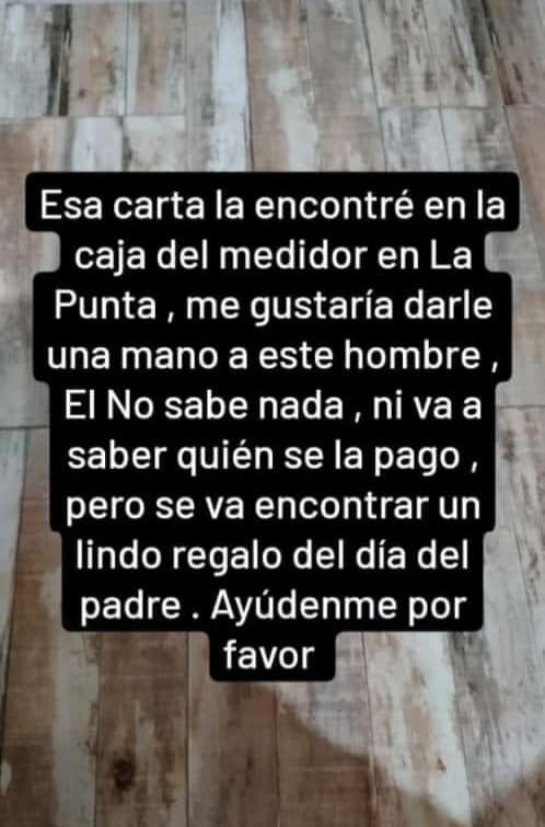 campana ayuda hombre corte de luz argentina