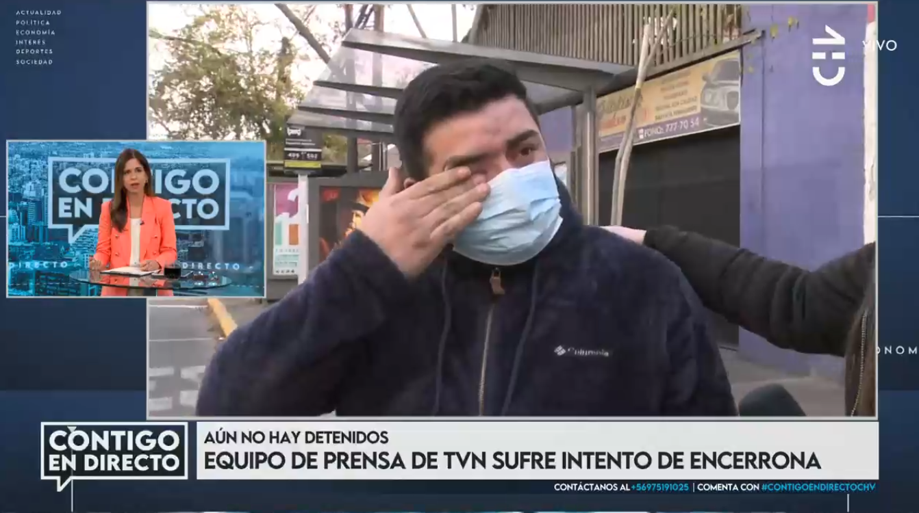 Chofer de TVN que frustró encerrona se quebró en "Contigo en directo": reveló ayuda de canal público