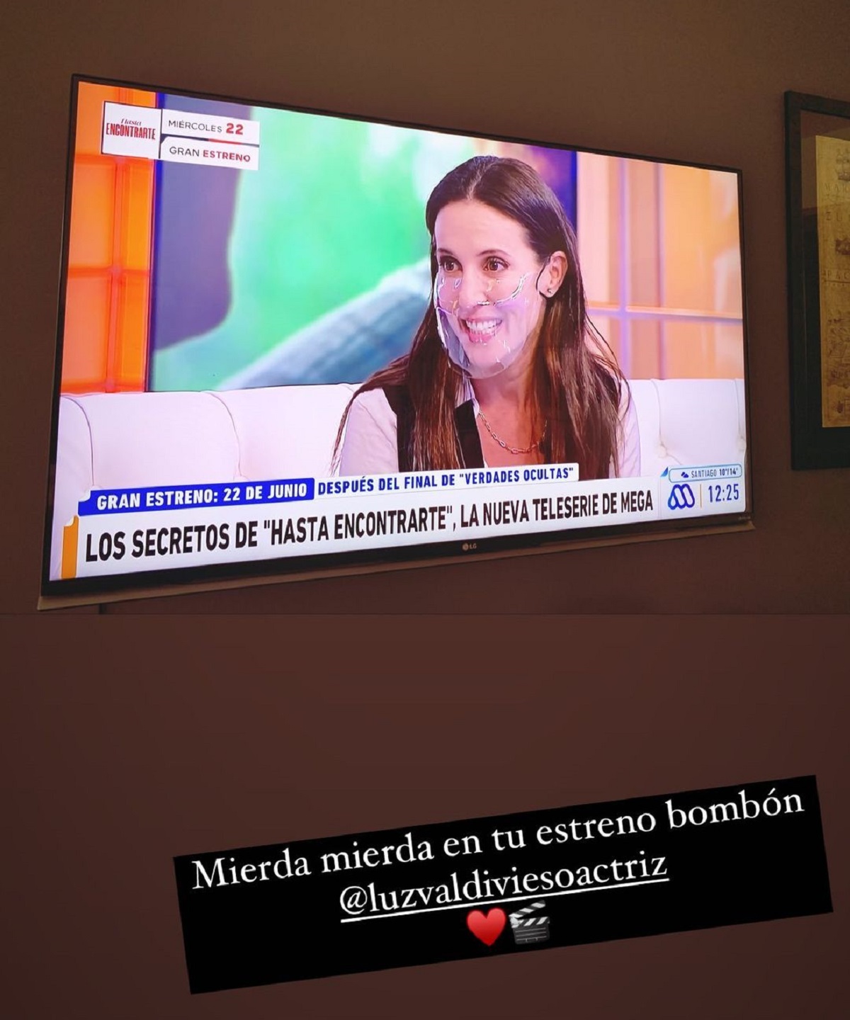 "Bombón": Claudio Castellón dedicó tierno mensaje a Luz Valdivieso por estreno de Hasta encontrarte