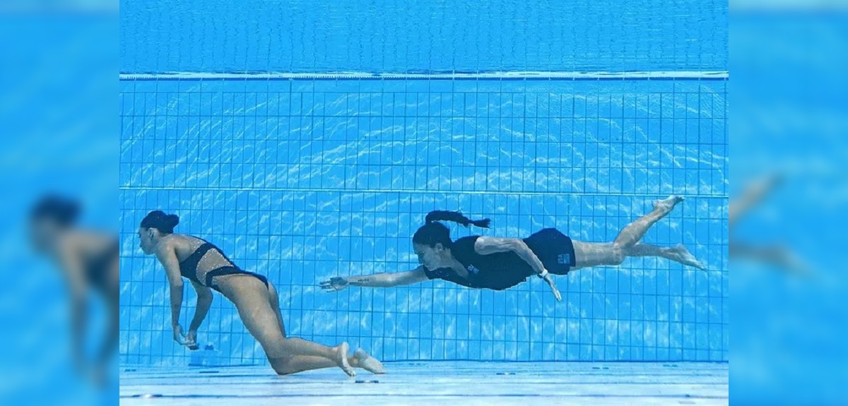 Entrenadora salvó a nadadora que se desmayó bajo el agua: 