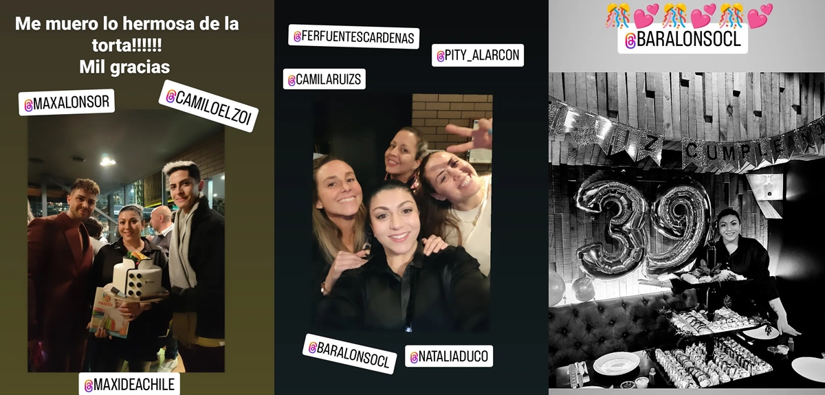 Fernanda Fuentes celebró su cumpleaños con exMasterChef
