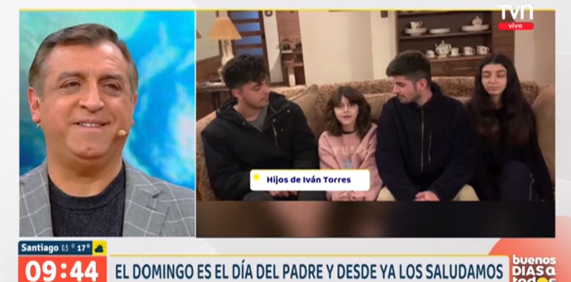 Iván Torres saludo hijos