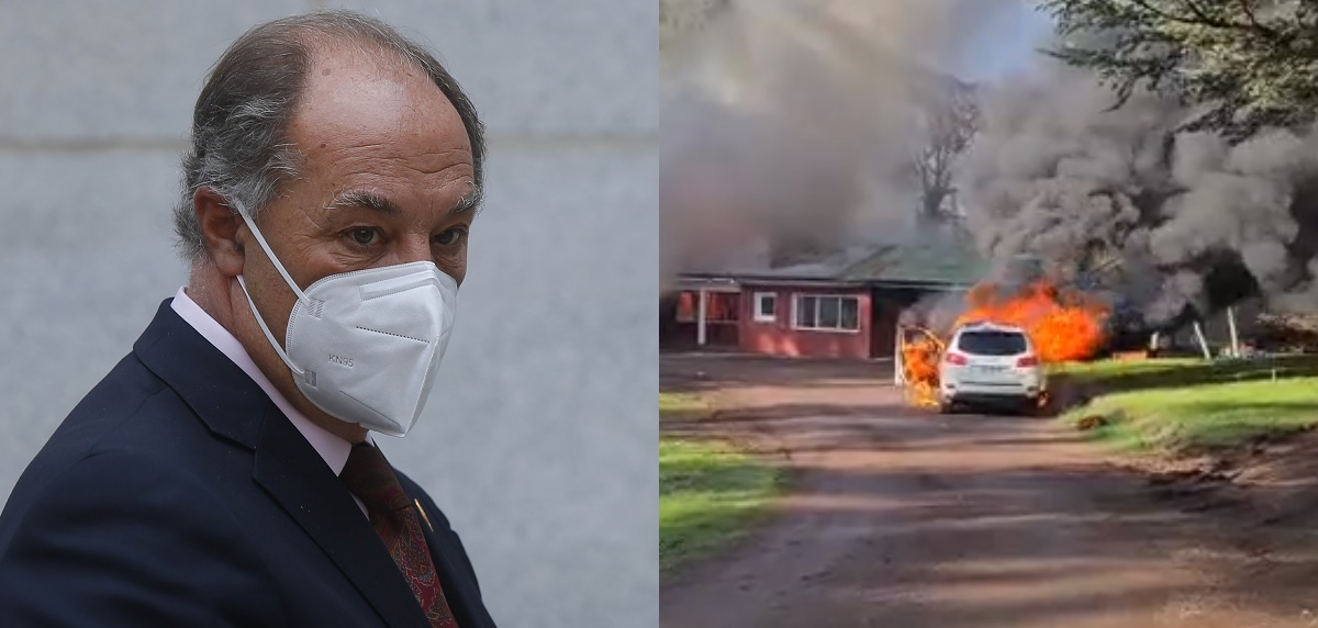 Atacan fundo de Juan Sutil en La Araucanía: quemaron maquinaria, vehículos y casa patronal