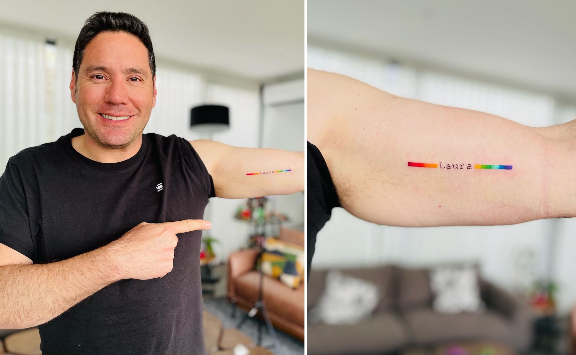 Tatuaje Pancho Saavedra hija Laura